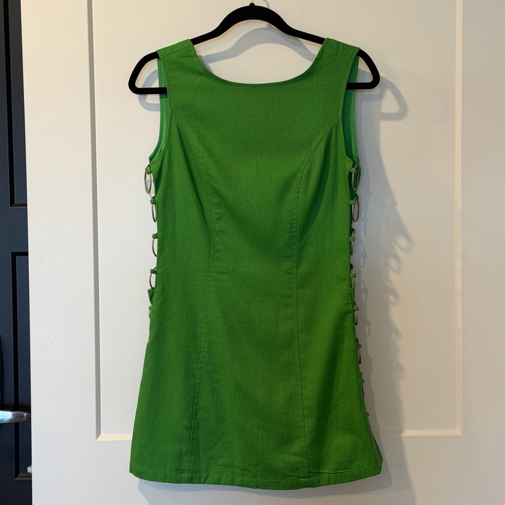 Vrg Grl Dresses | Vrg Grl Discoteca Mini Dress Green